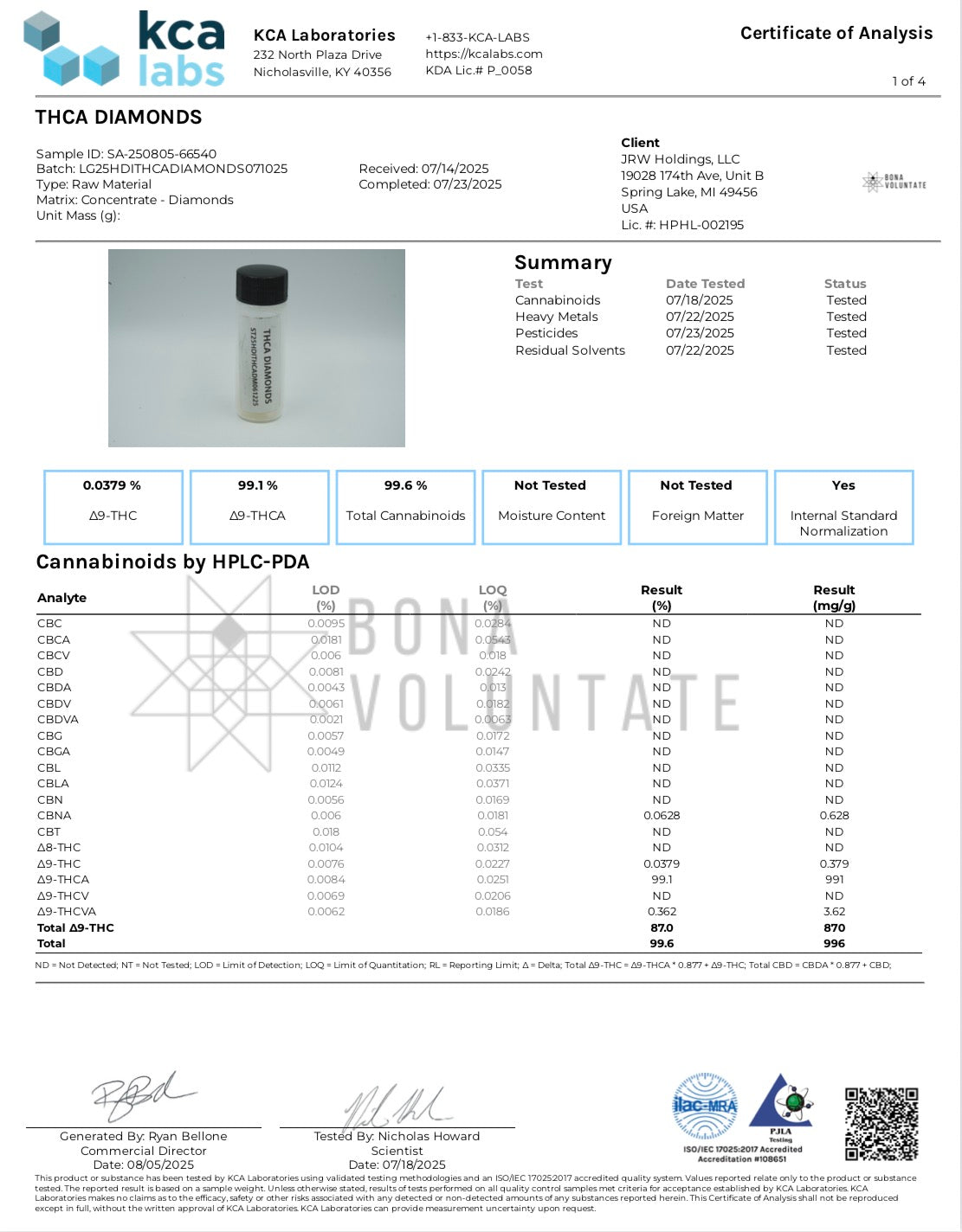 1 Gram 87.2% THCa Liquid Diamonds Cartridge