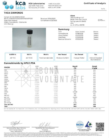 1 Gram 87.2% THCa Liquid Diamonds Disposable w/ HTFSE