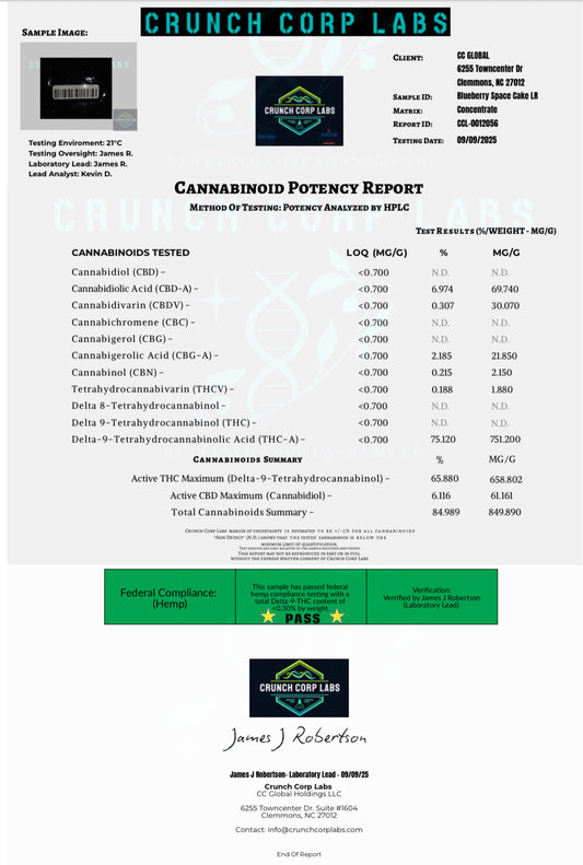 I Am Hemp Inc 1 Gram THCa Live Resin Cartridge vape showing the clear cartridge with vapor inside and branding label