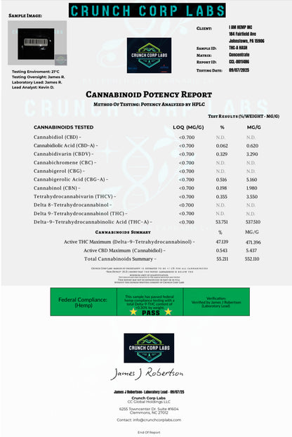 THCa Moroccan Hash